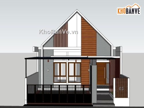 nhà phố,su nhà phố,sketchup nhà phố