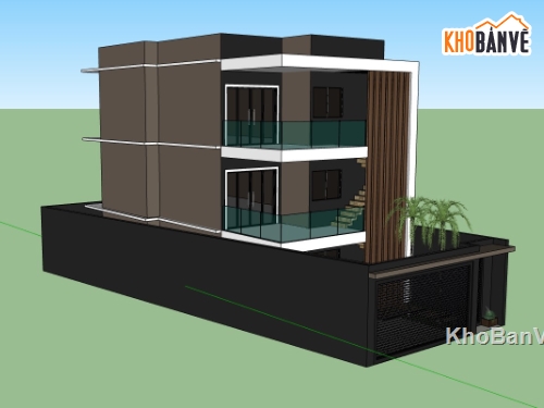 nhà phố 3 tầng,su nhà phố,sketchup nhà phố,su nhà phố 3 tầng,sketchup nhà phố 3 tầng