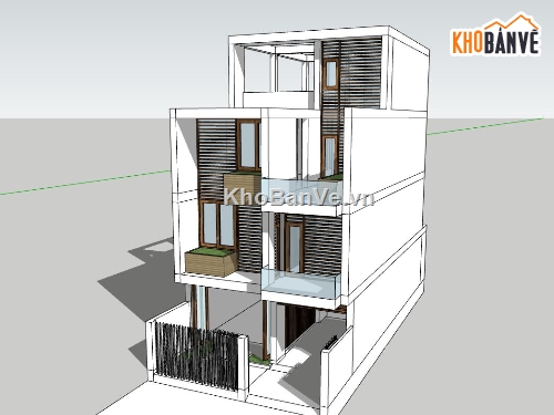 nhà phố 3 tầng,ngoại thất nhà phố 3 tầng,model su nhà phố 3 tầng,nhà phố 3 tầng đẹp