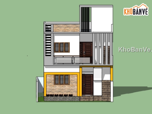 nhà phố 3 tầng,su nhà phố,sketchup nhà phố,su nhà phố 3 tầng,sketchup nhà phố 3 tầng