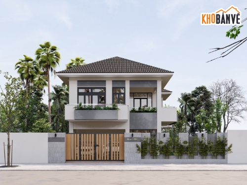 kiến trúc biệt thự,kết cấu biệt thự,điện nước biệt thự