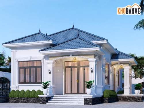 Nhà cấp 4,Bản vẽ nhà cấp 4,File cad nhà cấp 4