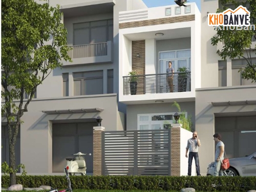 mẫu nhà 2 tầng,nhà phố 2 tầng,mẫu nhà phố 2 tầng