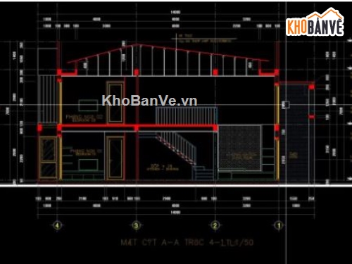 nhà phố 2 tầng,file cad nhà phố 2 tầng,nhà phố 2 tầng cad