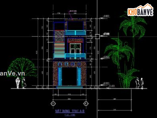 nhà phố 2 tầng,file cad nhà phố 2 tầng,nhà phố 2 tầng file cad,cad nhà phố 2 tầng