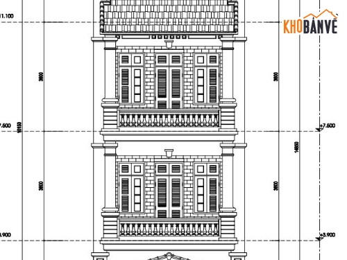 nhà phố 4 tầng,nhà phố  tân cổ,nhà phố tân cổ điển 4 tầng,nhà 4 tầng