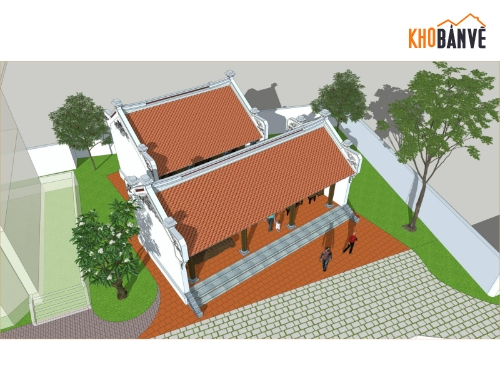 nhà thờ 3 gian,nhà 3 gian,nhà thờ