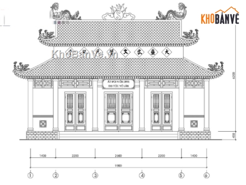 Nhà thờ họ,cad nhà thờ họ,file cad nhà thờ họ,nhà thờ họ file cad
