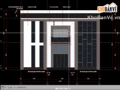 nhà văn hóa 2 tầng,nhà văn hóa,file cad nhà văn hóa