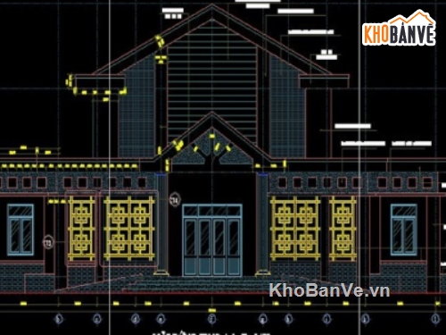 nhà văn hóa,cad nhà văn hóa,nhà văn hóa file cad,nhà văn hóa cad