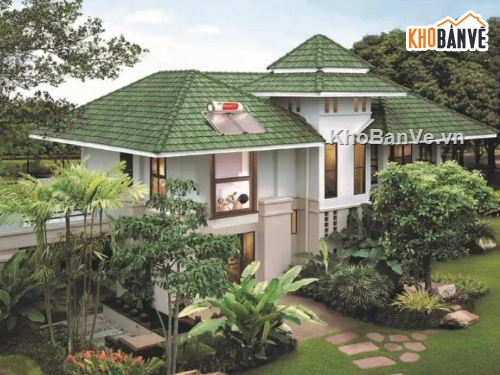mẫu nhà vườn,nhà vườn lắp ghép,nhà 6 x 10m