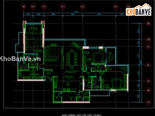 nội thất penhouse,cad nội thất,file cad nội thất