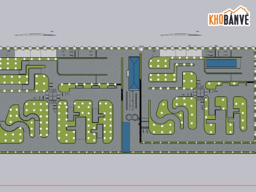 Bản vẽ trung tâm sát hạch lái xe,trung tâm,diện tích 82 x 45m,trung tâm thương mại