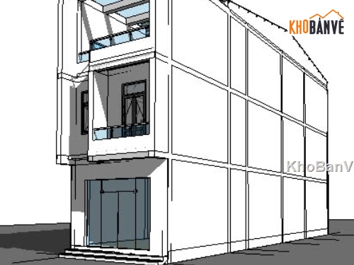 nhà phố 3 tầng,nhà 3 tầng,nhà kích thước 5 x 20m
