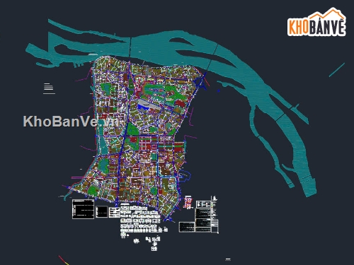 Quy hoạch phân khu Hà Nội,phân khu H2-1,file cad quy hoạch phân khu Hà Nội,bản vẽ quy hoạch hà nội