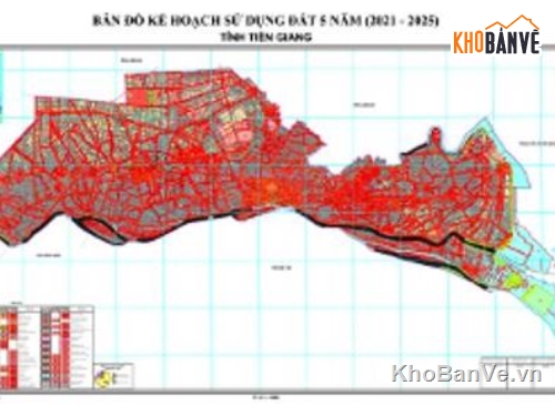 sử dụng đất,sử dụng đất chợ gạo tiền giang,File cad quy hoạch sử dụng đất