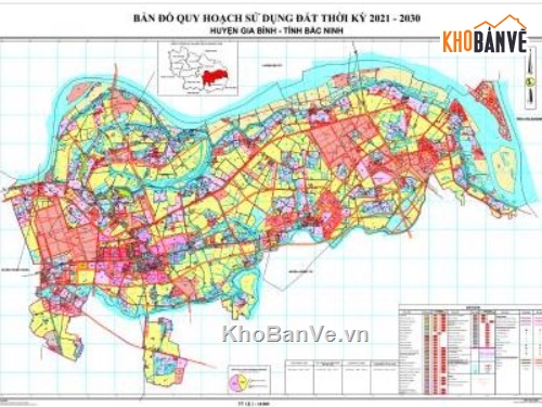 Quy hoạch sử dụng đất 2030,Quy hoạch sử dụng đất đến năm 2030,quy hoạch sử dụng đất Gia Bình