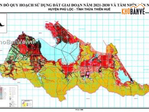 Quy hoạch sử dụng đất 2030,sử dụng đất Phú Lộc Thừa Thiên Huế,sử dụng đất Phú Lộc