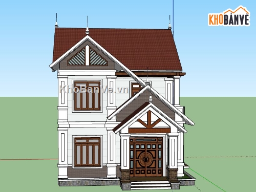 biệt thự 2 tầng,file sketchup biệt thự 2 tầng,biệt thự 2 tầng model su,sketchup biệt thự 2 tầng,biệt thự 2 tầng file su