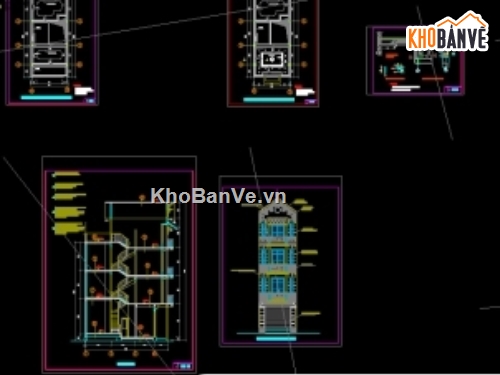 Bản vẽ,Bản vẽ autocad,bản vẽ xây dựng,nhà phố