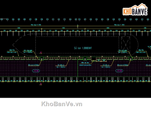 Thiết kế cầu cảng,thiết kế cầu cảng bến sà lan sông đồng điền,thiết kế cảng,thiết kế bến sà lan