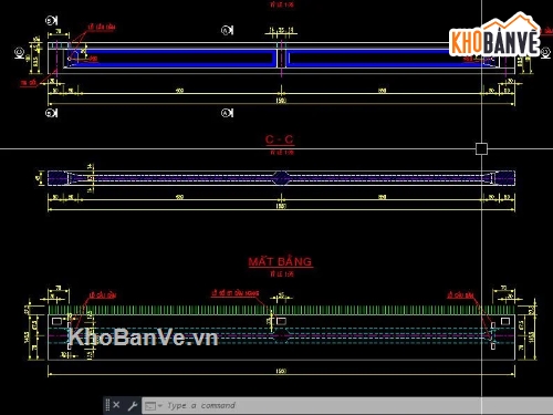 cầu dầm,Bản vẽ dầm T,Bản vẽ dầm I,Bản vẽ dầm