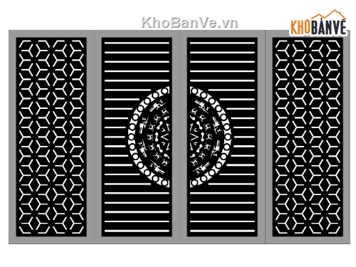 Mẫu cổng 4 cánh cnc,cổng 4 cánh cnc,cổng 4  cánh cnc