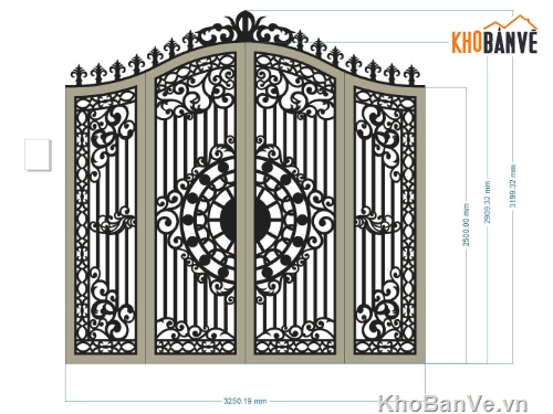 Mẫu cổng 4 cánh cnc,cổng 4 cánh cnc,file cnc cổng 4 cánh