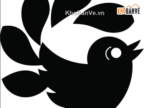 logo chim cnc,file cnc logo hình chim,cắt cnc logo hình chim