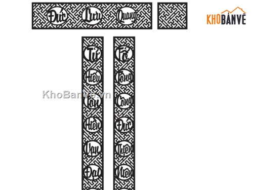 CNC vách thờ,file cnc hoành phi câu đối,đức lưu quang CNC