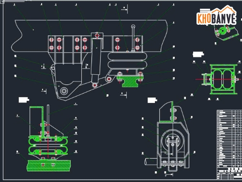 cơ cấu nâng hạ,Thiết kế,Thiết kế ô tô,cơ cấu nâng hạ cầu,Huyndai Trago 25 tấn