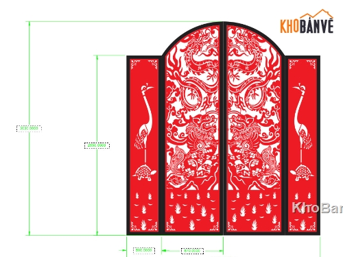 cổng 4 cánh cnc,mẫu cổng 4 cánh cnc,file cổng 4 cánh cnc,cửa cổng 4 cánh cnc