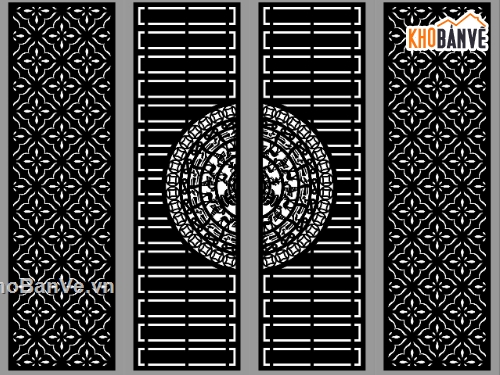 cổng đẹp,cánh cổng đẹp,mãu cổng 4 cánh cnc