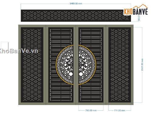 Mẫu cổng 4 cánh cnc,cổng 4 cánh cnc,cổng 4  cánh cnc