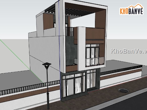 nhà 2 tầng đơn giản,nhà 2 tầng hiện đại,model su nhà phố 2 tầng