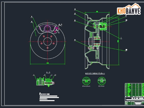 hệ thống phanh,Autocad hệ thống phanh xe,hệ thống phanh xe con,Thiết kế hệ thống phanh xe con 5 chỗ,hệ thống xe,Hệ thống phanh Honda Civic