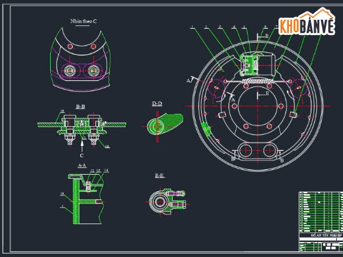 hệ thống phanh,hệ thống phanh thủy khí,hệ thống phanh thủy khí xe tải Hyundai,hệ thống phanh xe,Thiết kế,hệ phanh xe Huyndai 8 tấn