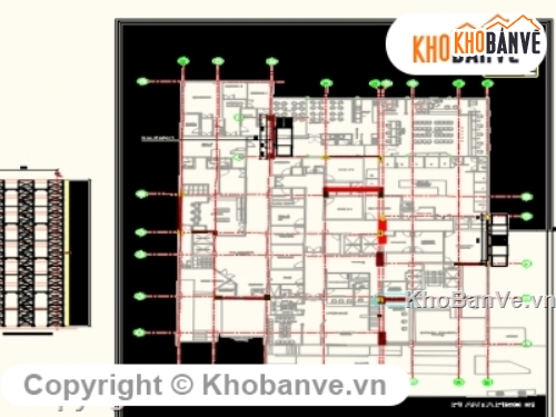 mặt bằng,mặt bằng bệnh viện,file cad mặt bằng,thiết kế mặt bằng bệnh viện