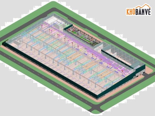 nhà xưởng,hiết kế nhà xưởng,nhà ống,hệ thống thông gió,thôn gió,xưởng