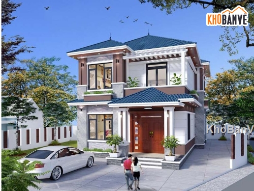 nhà 1 tầng,mẫu nhà 1 tầng,nhà 1 tầng đẹp