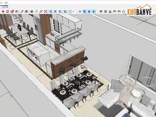 Nhà phố 1 tầng autocad,phối cảnh nhà phố,Nhà phố,5x15,Thiết kế