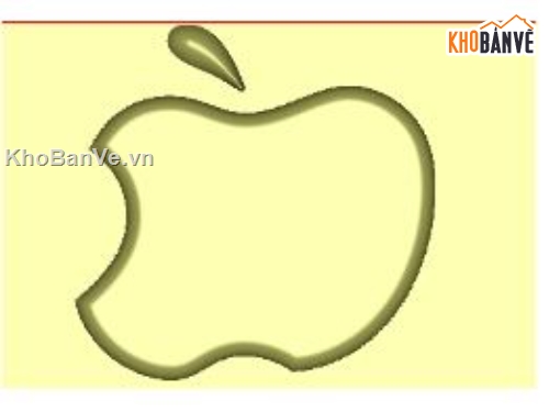 Thiết kế quả táo đẹp trên jdpaint