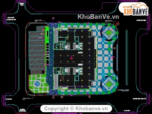 File cad,Bản vẽ,công viên hoàn chỉnh,cấu tạo công viên