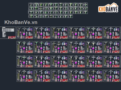 Chiếu sáng,Cột đèn,thư viện cột đèn