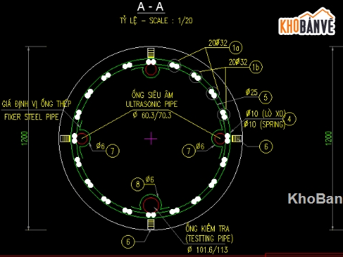 khoan nhồi cọc,cọc nhồi,bản vẽ cọc khoan nhồi