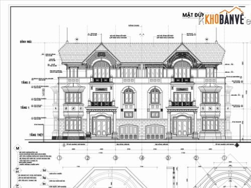 bản vẽ biệt thự,bản vẽ cad biệt thự song lập,bản vẽ biệt thự song lập,biệt thự song lập 11.6x23.5m