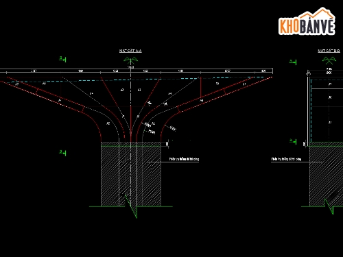 Ván khuôn trụ cầu,Cốp pha,Xà mũ