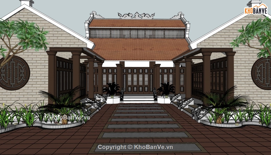 nhà thờ,file sketchup nhà thờ,sưu tầm nhà thờ họ