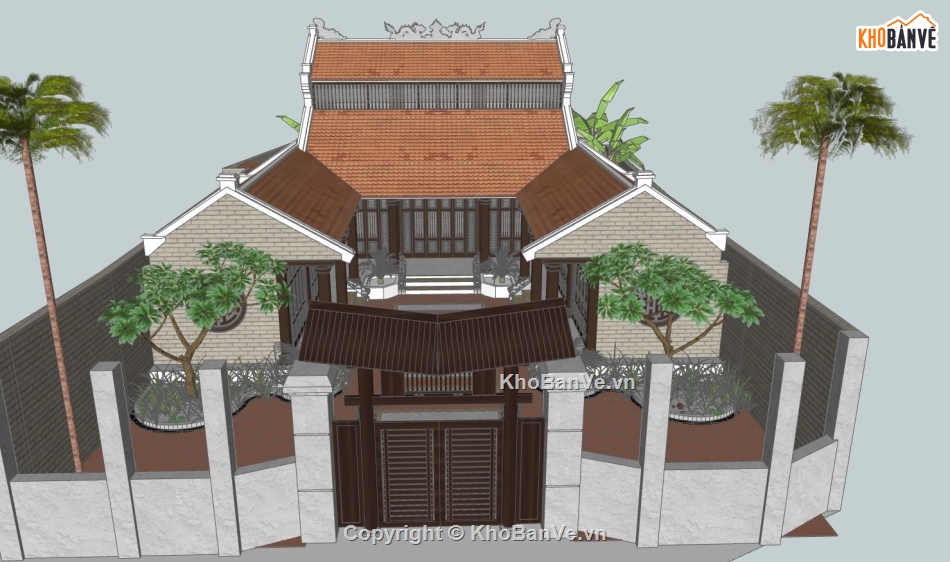 nhà thờ,file sketchup nhà thờ,sưu tầm nhà thờ họ