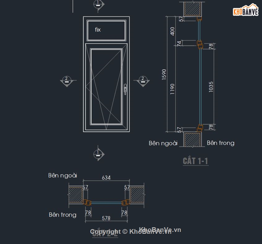 Mẫu cửa window đẹp,Chi tiết cửa,Chi tiết cấu tạo